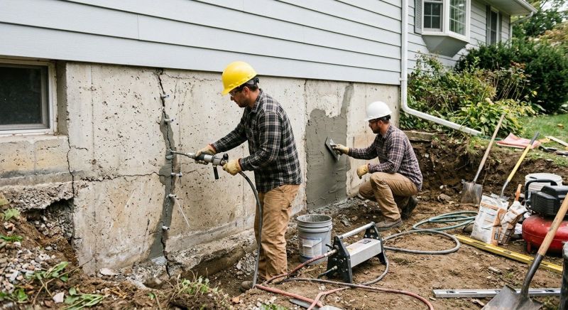 Basement Foundation Repair in Hunterdon County, NJ