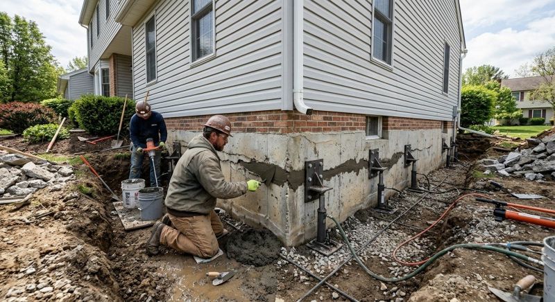 Basement Foundation Repair in Monroe Township, NJ