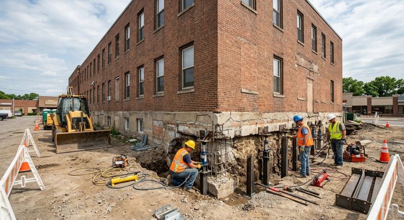 Commercial Foundation Repair in East Brunswick, NJ