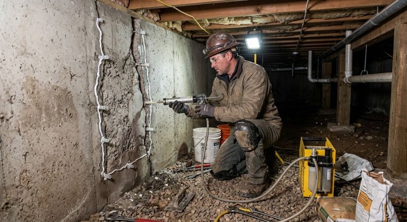 Concrete Foundation Repair in Farmingdale, NJ