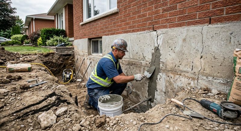 Concrete Foundation Repair in Farmingdale, NJ
