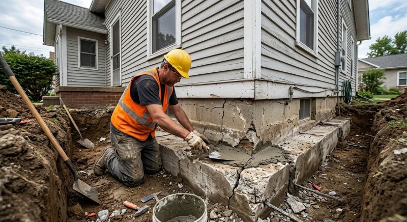 Concrete Foundation Repair in Farmingdale, NJ