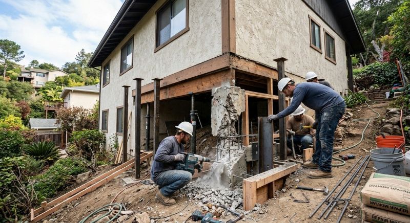 Concrete Foundation Repair in Hillside, NJ