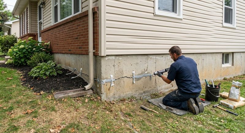 Cracked Foundation Repair in Berkeley Heights, NJ