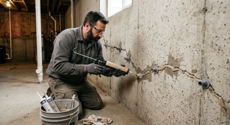 Cracked Foundation Repair in Freehold, NJ