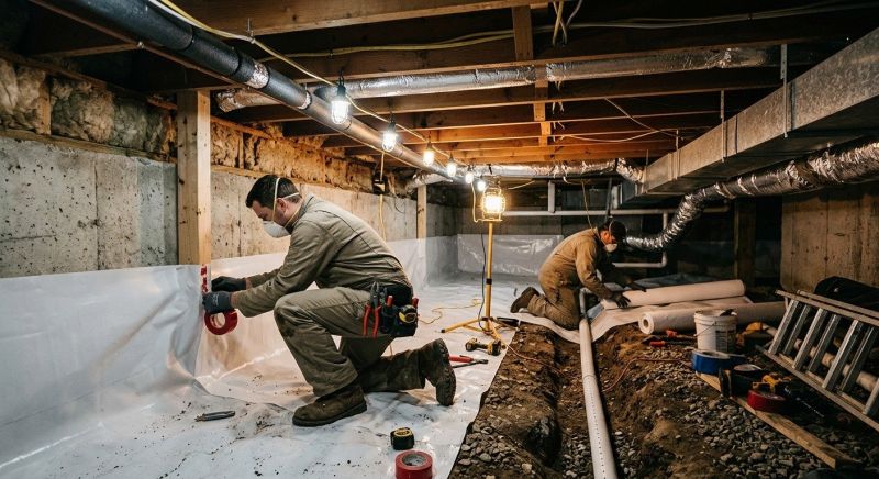 Crawl Space Leveling in East Brunswick, NJ