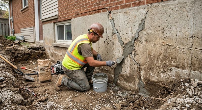 Foundation Crack Repair in Hazlet, NJ