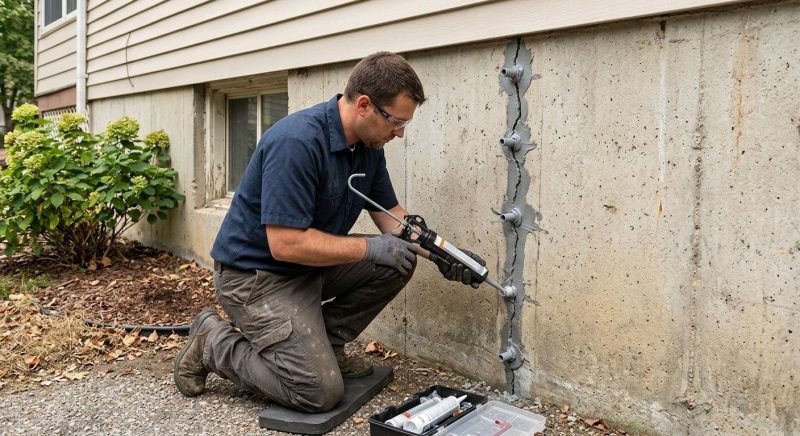 Foundation Crack Sealing in East Brunswick, NJ