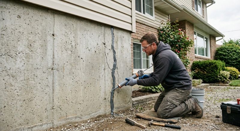 Foundation Crack Sealing in East Brunswick, NJ