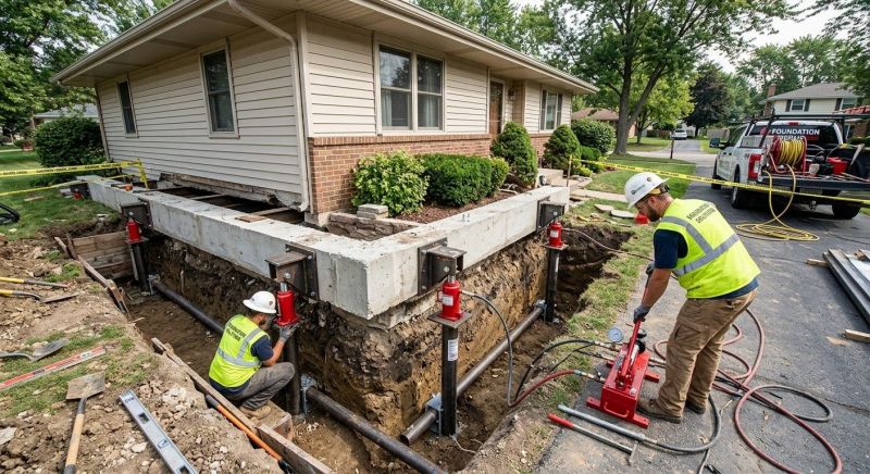 Foundation Jacking in Basking Ridge, NJ