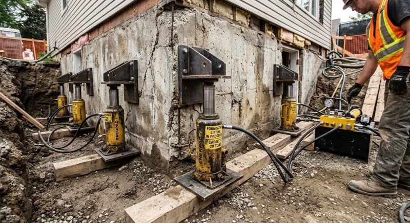 Foundation Jacking in Essex County, NJ