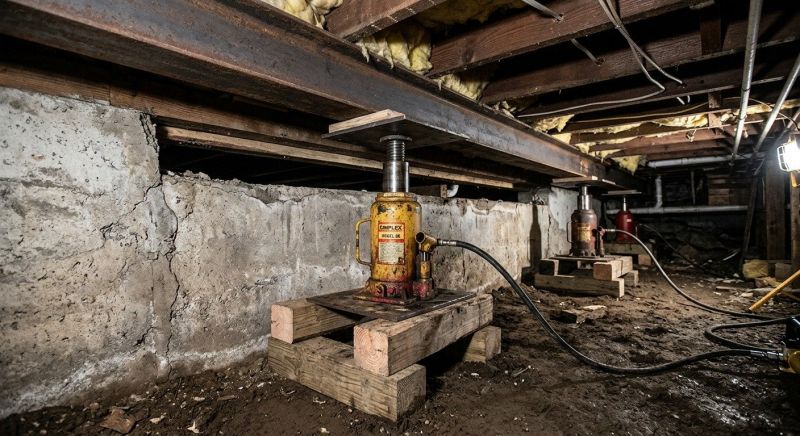 Foundation Jacking in Essex County, NJ