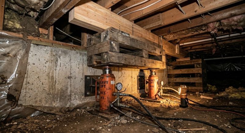 Foundation Jacking in Madison, NJ