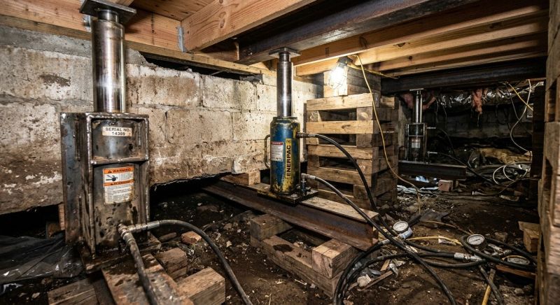 Foundation Jacking in Mercer County, NJ