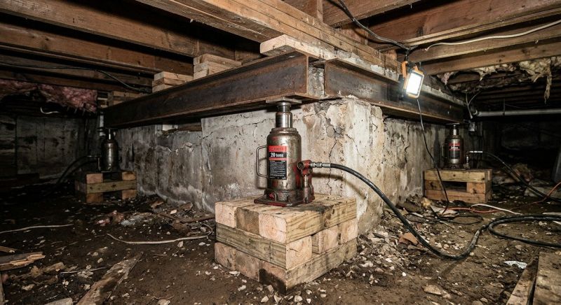 Foundation Jacking in Woodbridge, NJ