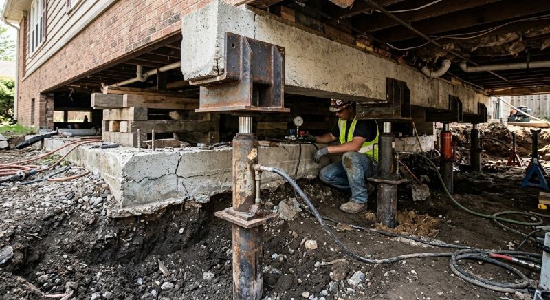 Foundation Lifting in Elizabeth, NJ