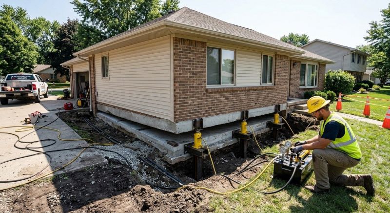 Foundation Lifting in Freehold, NJ