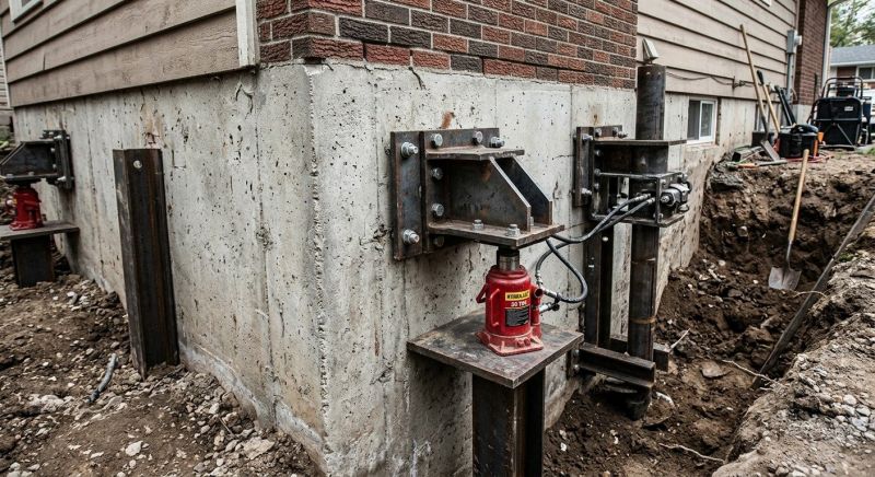 Foundation Pier Leveling in East Brunswick, NJ