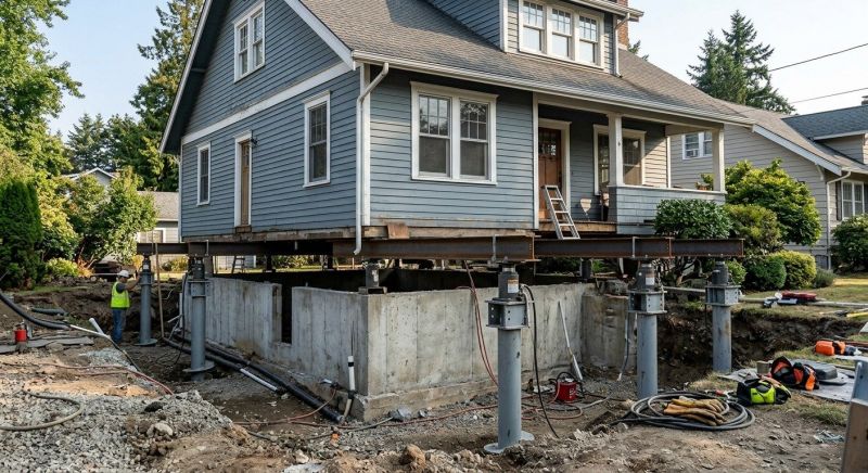 Foundation Raising in Lawrence Township, NJ