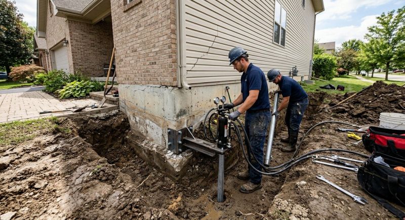 Foundation Settlement Repair in East Brunswick, NJ