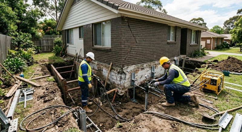 Foundation Stabilizing in East Brunswick, NJ