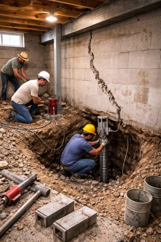 Foundation Structural Repair in Colts Neck, NJ