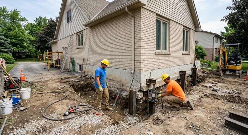 Helical Piers Installation in East Brunswick, NJ