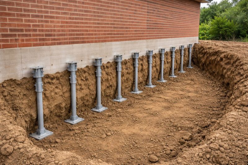 Helical Pile Installation in East Brunswick, NJ