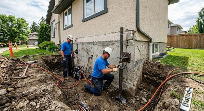 Helical Pile Installation in East Brunswick, NJ