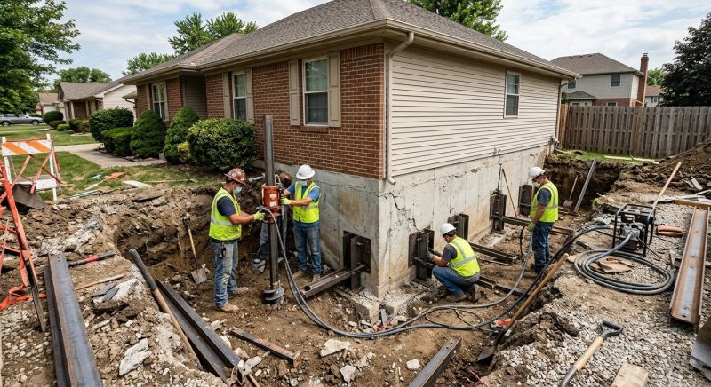 House Foundation Repair in Carteret, NJ
