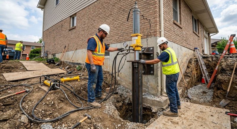 Settling Foundation Service in Mercer County, NJ