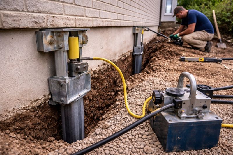 Sinking Foundation Repair in Highland Park, NJ