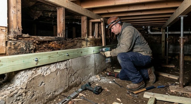 Sinking Foundation Repair in Highland Park, NJ