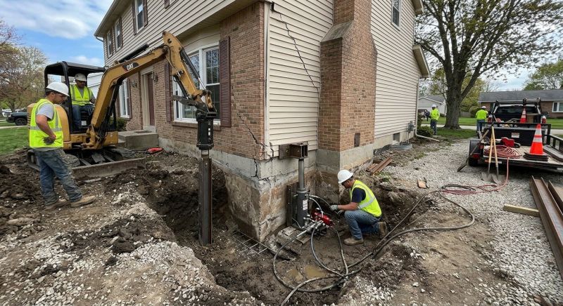 Sinking Foundation Repair in Hunterdon County, NJ