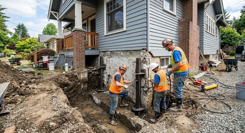 Sinking Foundation Repair in West Long Branch, NJ