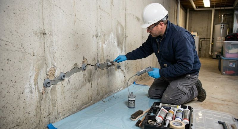 Structural Crack Repair in East Brunswick, NJ
