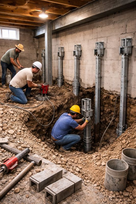 Structural Underpinning in East Brunswick, NJ