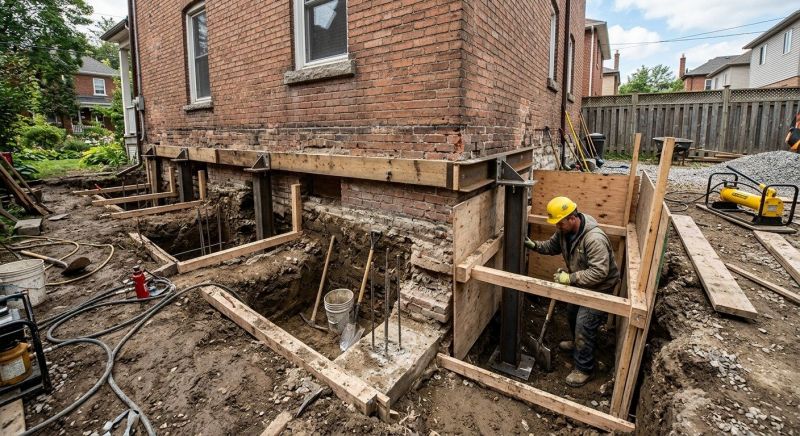 Structural Underpinning in East Brunswick, NJ